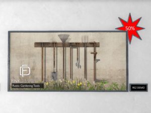 Rustic Gardening Tools