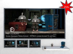 Screwy Steampunk Minibot