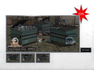 Trash Dumpster Scenes