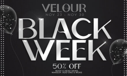 50% Off Storewide Sale for Velour Black Week