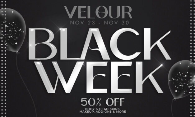 50% Off Storewide Sale for Velour Black Week