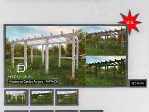 Weathered Garden Pergola