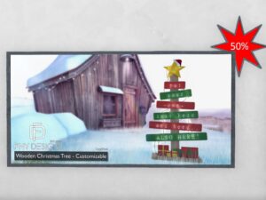 Wooden Christmas Tree