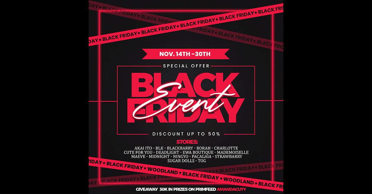 Shop the Sales at the Black Friday Woodland Event!