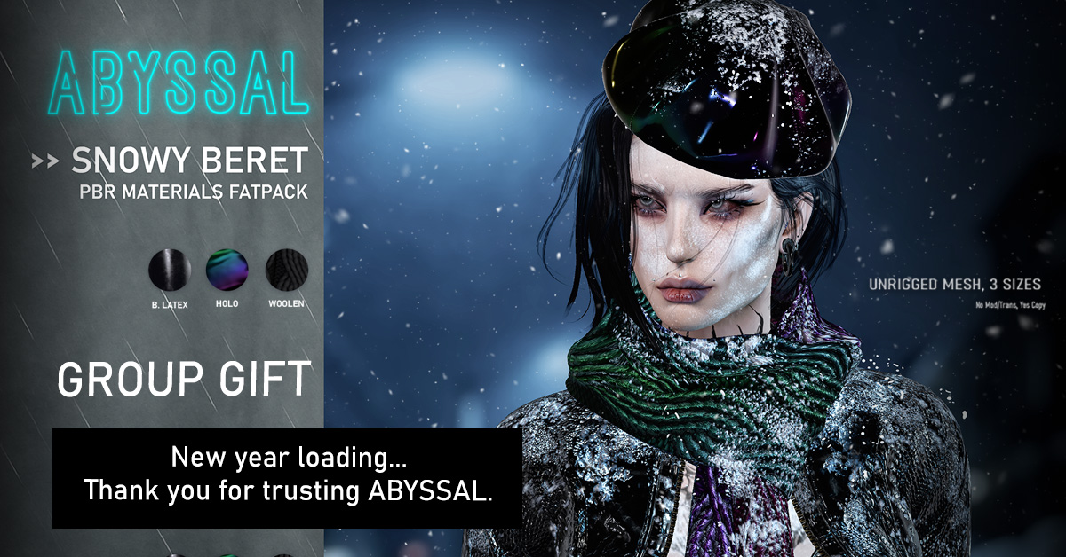 New Group Gift at Abyssal – Snowy Beret