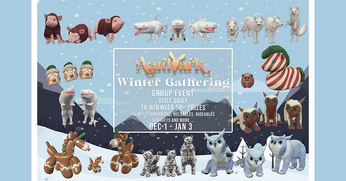 Aardvark Winter Gathering Group Member Hunt