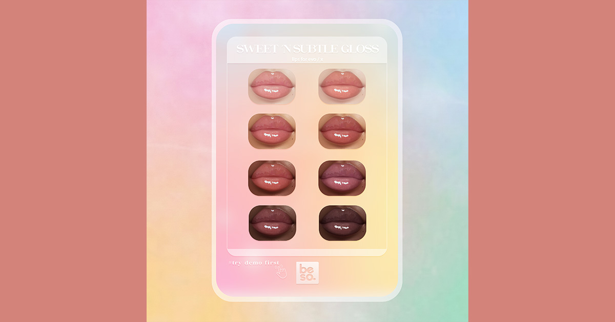 New Group Gift Sweet’N Subtle Gloss at Beso