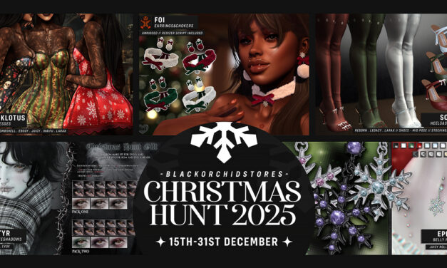 Festive Finery at the Black Orchid Stores Winter Hunt!