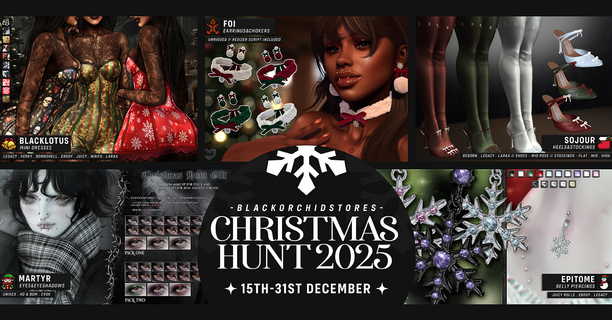 Festive Finery at the Black Orchid Stores Winter Hunt!