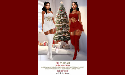 Group Gift Mariah Wool Mini Dress at BlondeQueen