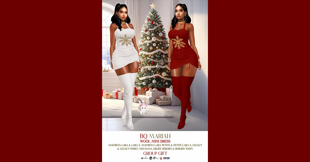 Group Gift Mariah Wool Mini Dress at BlondeQueen