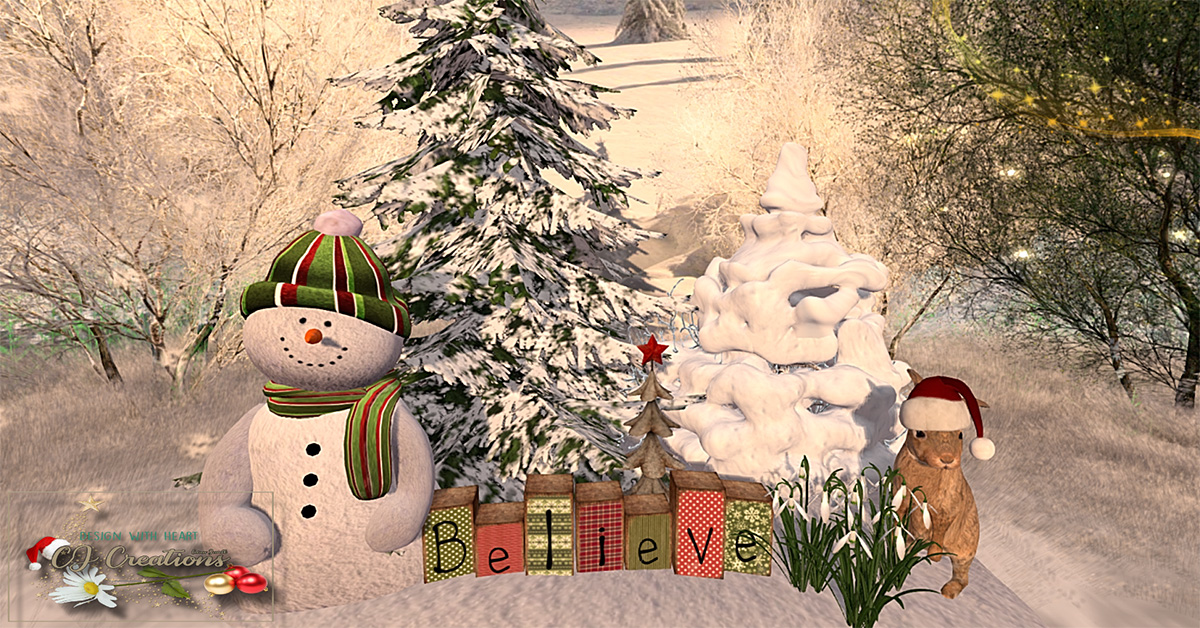 December Group Gift at CJ Creations – Believe