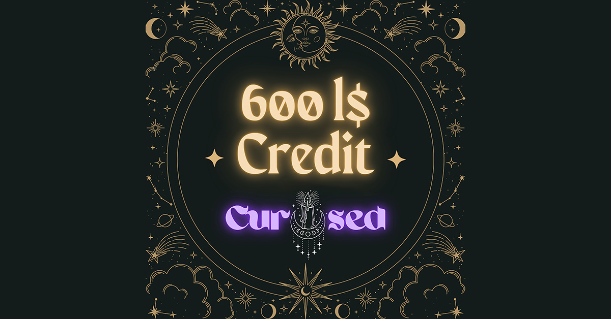 New Group Gift 600L Store Credit at Cursed