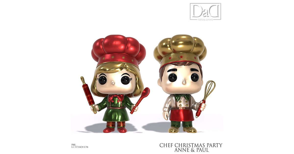 Group Gift Chef Christmas Party – Anne and Paul at DaD