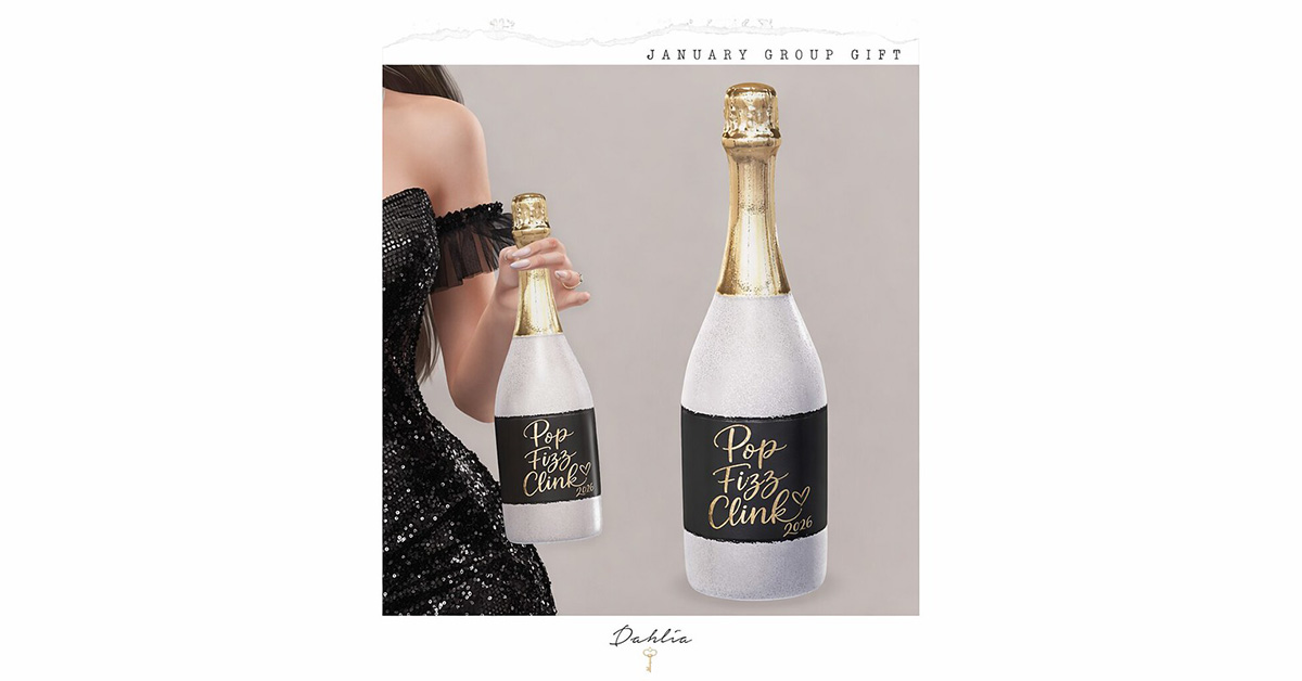 January Group Gift at Dahlia – Pop Fizz Clink!