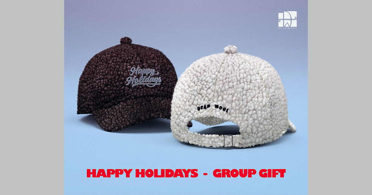 New Group Gift Derr Cap Holidays Edition at Deadwool