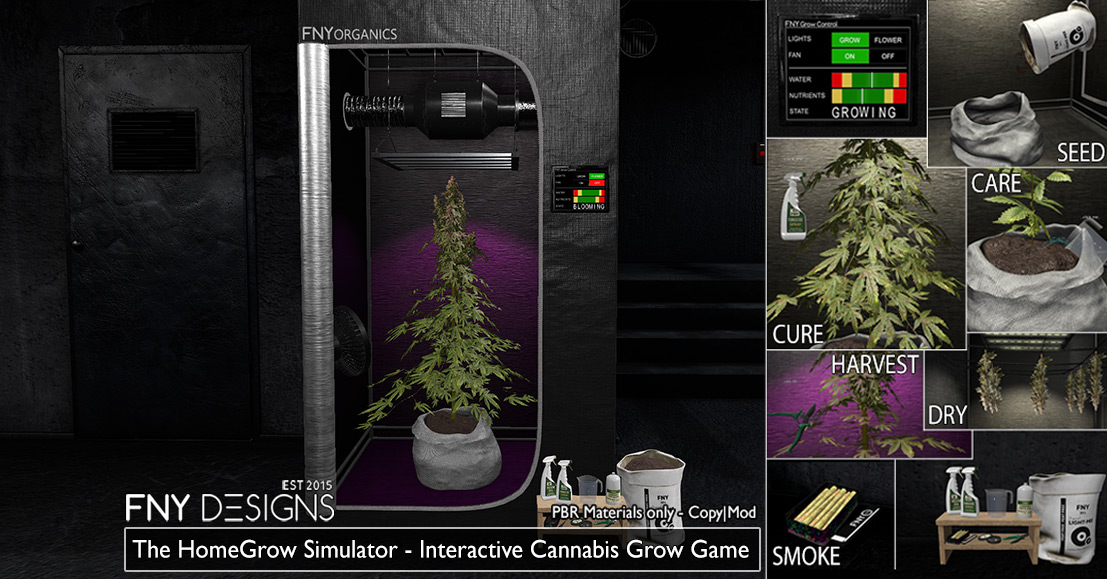 50% Off Limited Sale on The Homegrow Simulator by FNY Designs – Marketplace Only