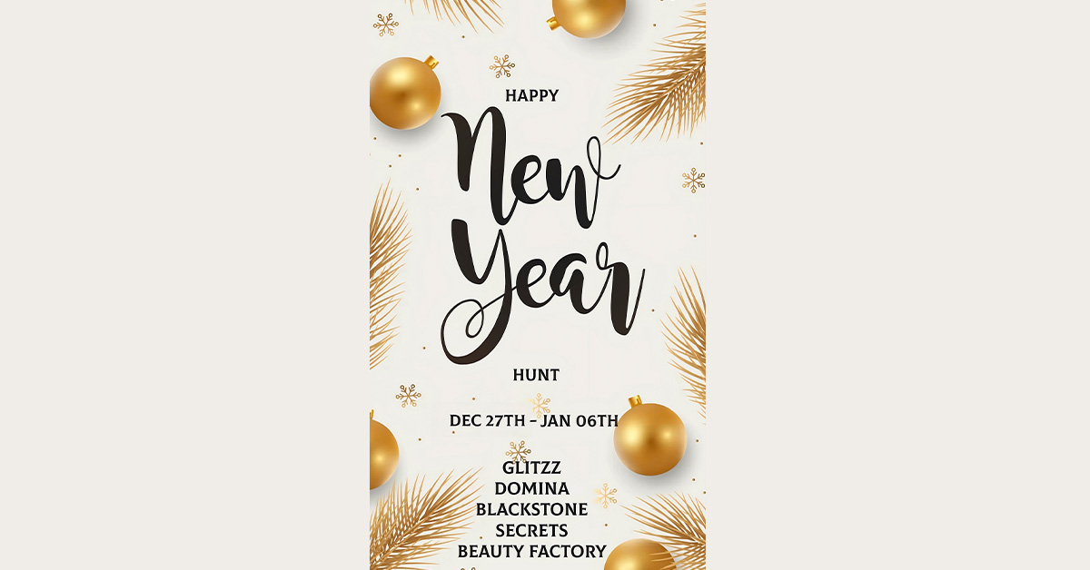 Cheers to the Happy New Year Hunt!