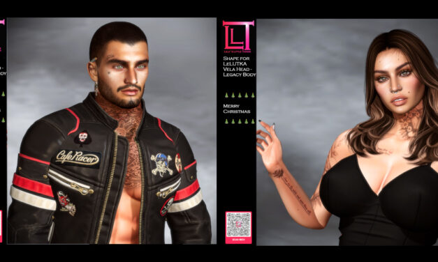 New Group Gifts for Lelutka Rune and Vela at LLT