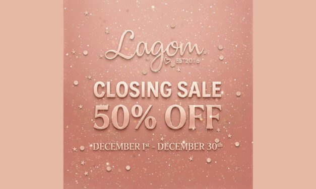 For Your Cozy Holiday Home – Lagom Closing Sale 50% Off