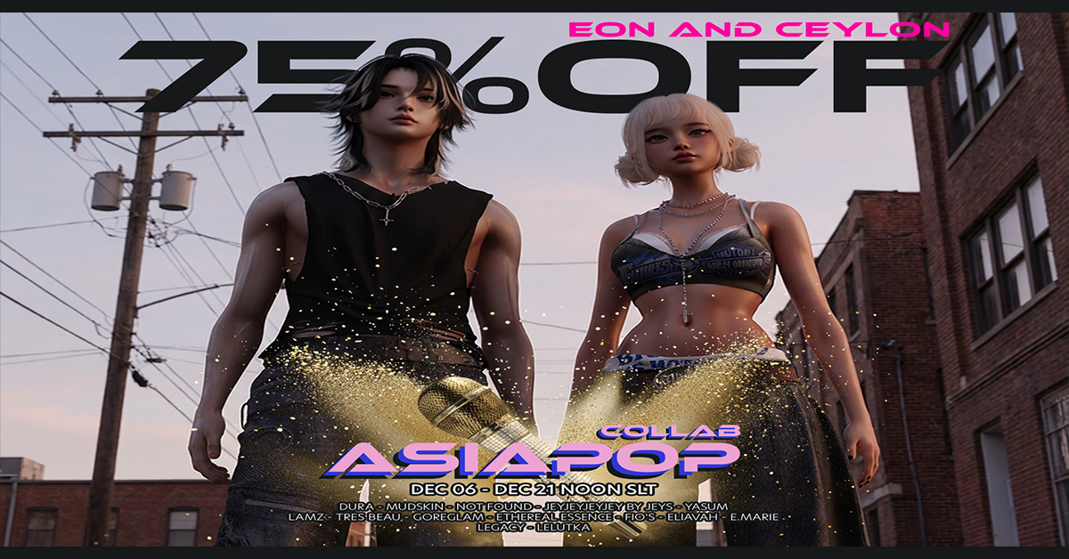 Lelutka 75% Off Eon and Ceylon Heads for AsiaPop!