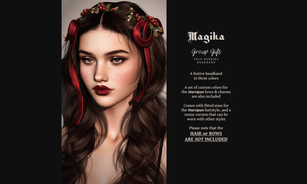 New Group Gift Yule Berries Headband at Magika