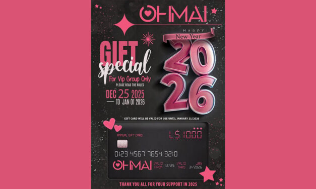 New Year Special – VIP Group Gift 1000L Gift Card at Ohmai