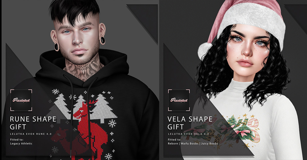Group Gift Shapes for Rune and Vela at Pixelated