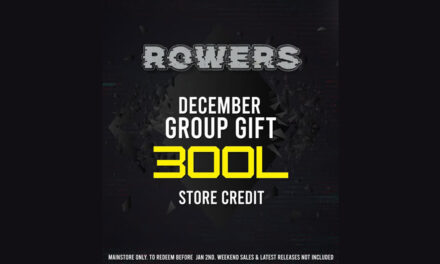 December Group Gift 300L Store Credit at Rowers