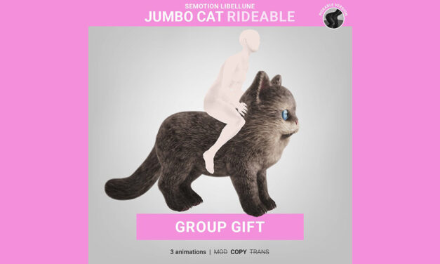 Group Gift Jumbo Cat Rideable at SEmotion Libellune