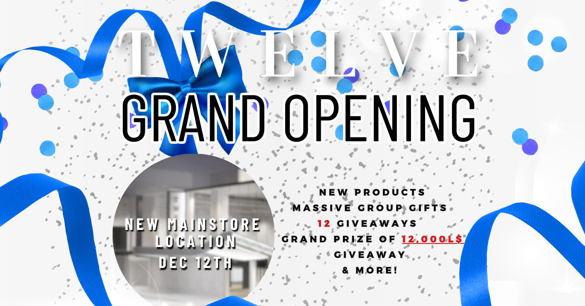 Mark Your Calendars for Twelve’s Grand Opening on December 12th