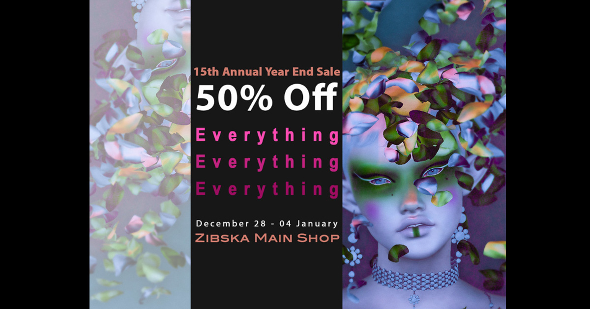 50% Off Everything Sale at Zibska – Mainstore Only