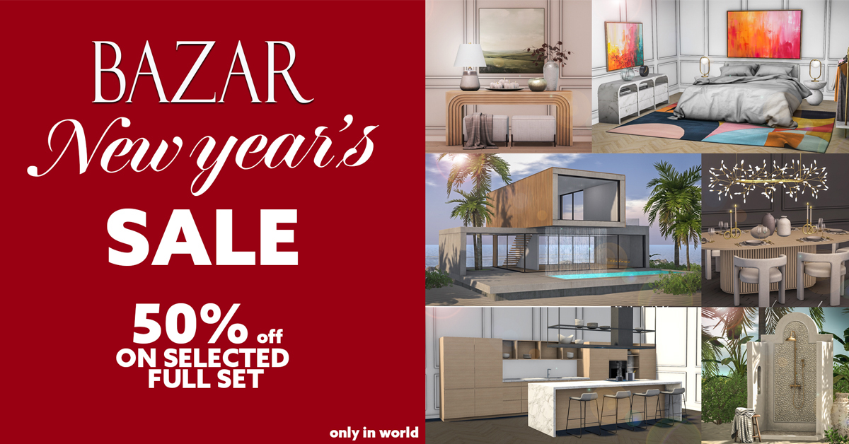 Bazar Big New Years Sale – 50% Off Selected Items!