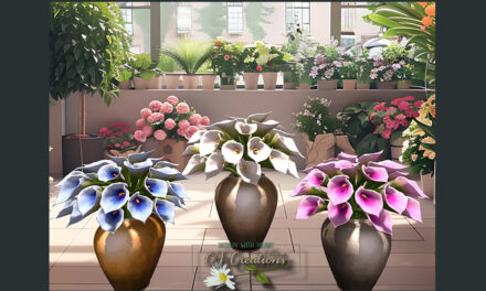 New Group Gift Calla in Vase at CJ Creations