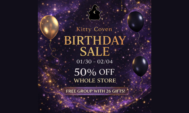 50% Off Storewide Birthday Sale at Kitty Coven