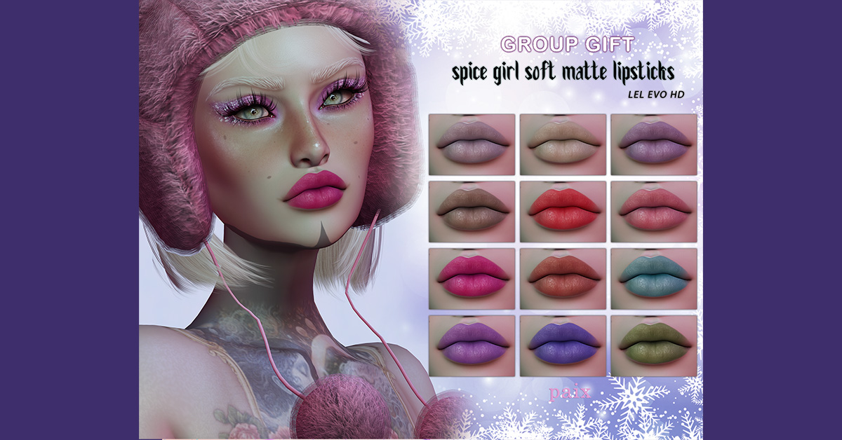 Paix Group Gift Matte Lipsticks