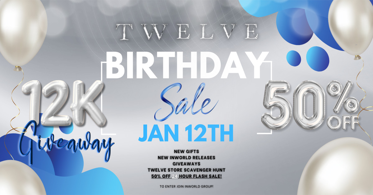 Mark Your Calendars for Twelve’s 24 Hour Flash Sale on January 12!