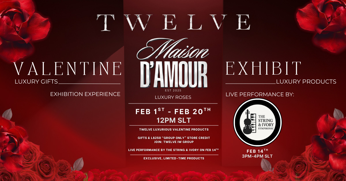Twelve: Maison d’Amour — Valentine Exhibit (Coming Soon)