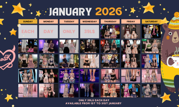 Erotik January New Year Calendar – Just 39L a Day!