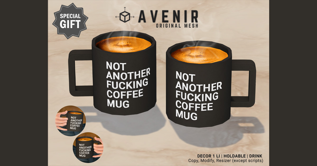 New Group Gift at Avenir – Not Another… Coffee Mug!