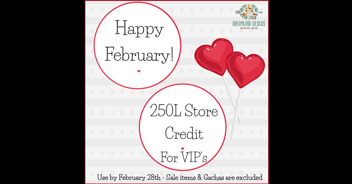 New VIP Gift 250L Store Credit at Dreamland Designs