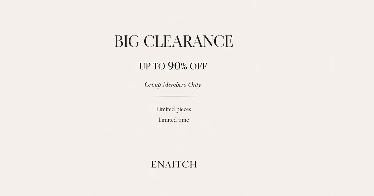 Enaitch Sale for Group Members – Up to 90% Off!