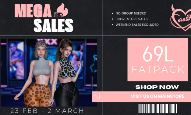 Mega Sale Fatpacks Just 69L at Erotik