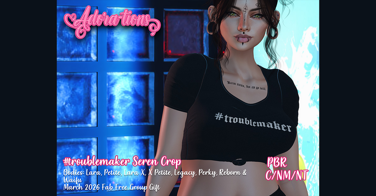 Adora-tions Group Gift Troublemaker Seren Crop