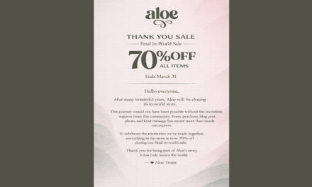 Aloe Final In-World Sale 70% Off