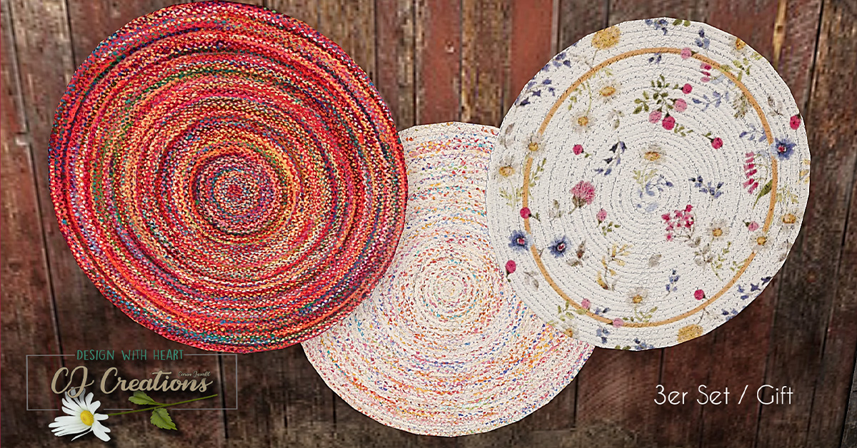 Group Gift Spring Braided Rugs at CJ Creation