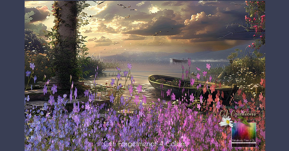 CJ Creations Group Gift Forgetmenot