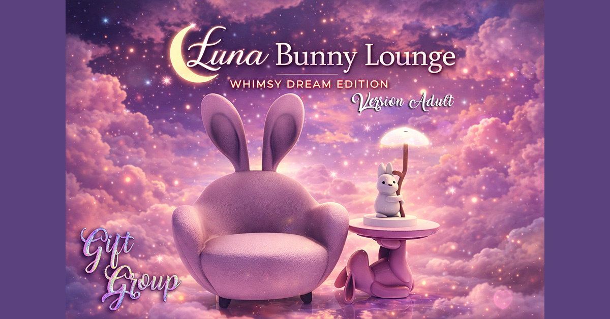 New Group Gift Luna Bunny Lounge at Evhah