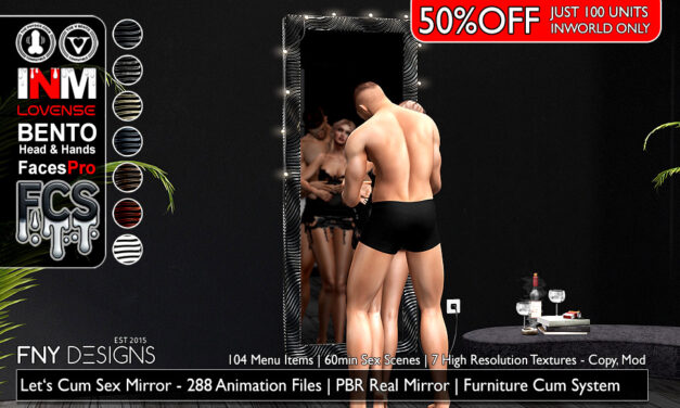 Limited Sale 50% Off Let’s Cum Sex Mirror – Mainstore Only