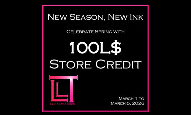 March Group Gift 100L Store Credit at LLT